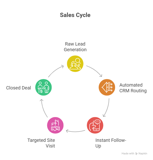 sales cycle visual explanation